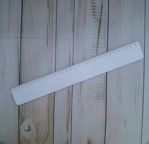MDF Sublimation 30cm Ruler