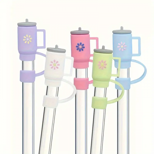 Straw Caps for 10mm straws assorted