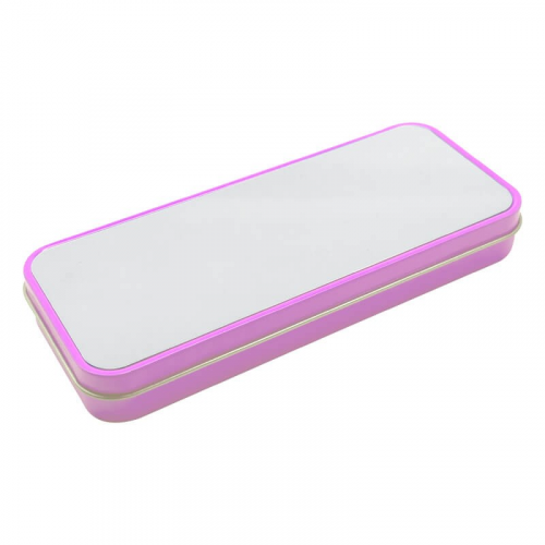Pink Sublimation Metal Pencil case