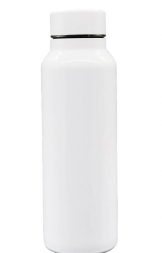 750ml White stainless Single walled water