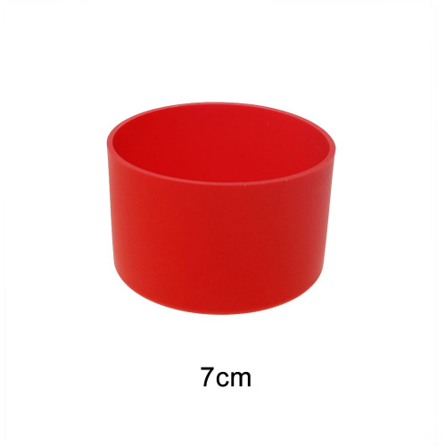 Red Silicone bottom 7cm 