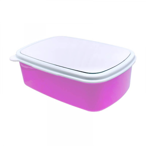 Sublimation pink Lunch box