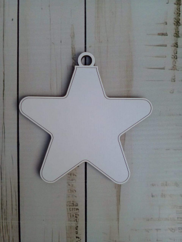 MDF Sublimation Christmas Star